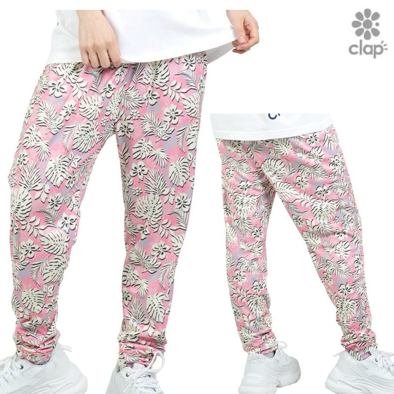 クラップCLAPハイビスカスエフォートレスレディーススポーツアパレルトレーニングフィットネス女性CL25011