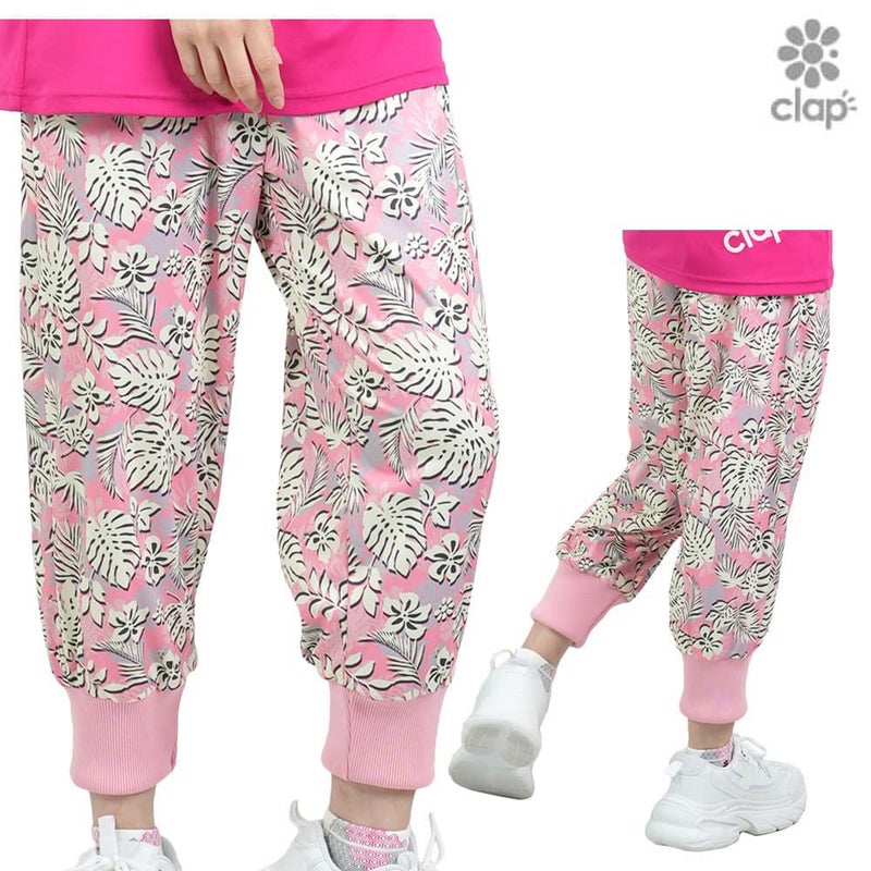 クラップCLAPハイビスカスイージーレディーススポーツアパレルトレーニングフィットネス女性CE25016