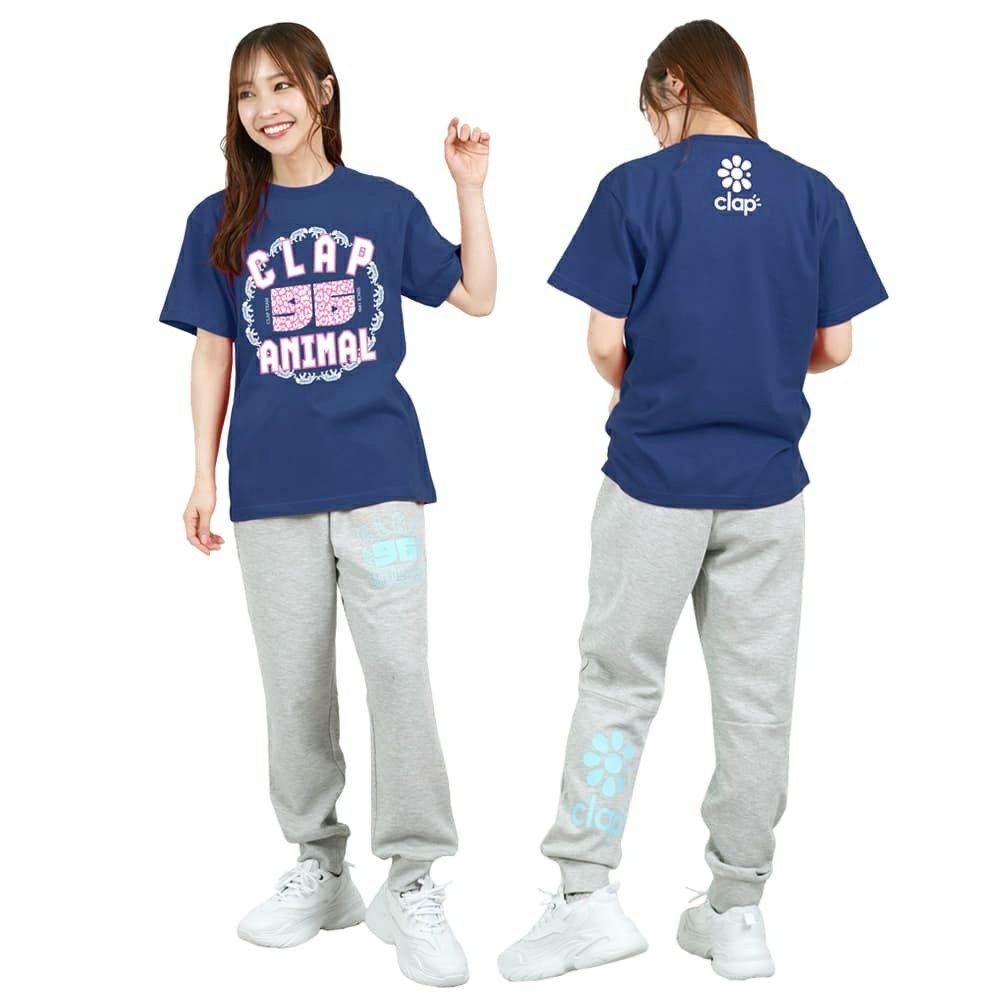 クラップCLAPクラップアニマルティーレディーススポーツアパレルトレーニングフィットネス女性CTS25053