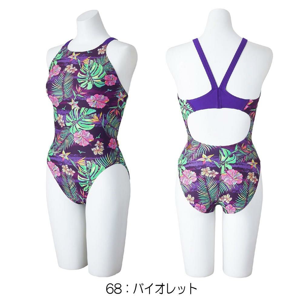 ミズノMIZUNO競泳水着練習用水着レディースエクサースーツミディアムカットEXERSUITSU-Fit競泳練習水着2025年春夏モデルN2MAC782