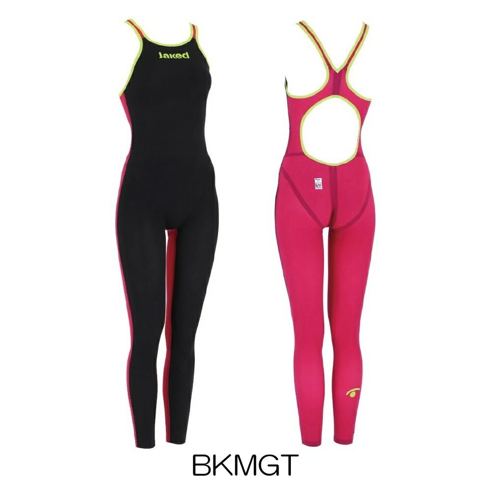 Jakedジャケッド競泳水着レディースJ-KATANAOWSオープンバックジェイカタナオープンウォータースイミング用FINA承認820046F