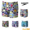 スピードSPEEDO競泳水着練習用水着ジュニア男子スパークリングブーンターンズハーフボックスENDURANCEECO競泳練習水着2025年秋冬モデルSTB52556