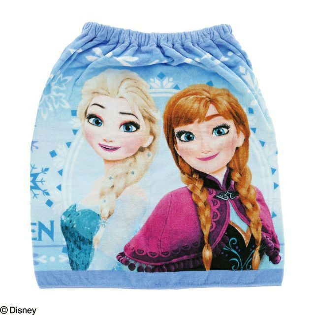 丸眞マルシンマキマキタオル巻きタオル60cm丈アナと雪の女王シャイニングシスターズラップタオル水泳小物スイミングプールタオル448030M