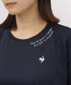 ルコックスポルティフlecoqsportif汗染み軽減半袖Tシャツレディーススポーツウェア女性2025年秋冬モデルLZ5FHT02L
