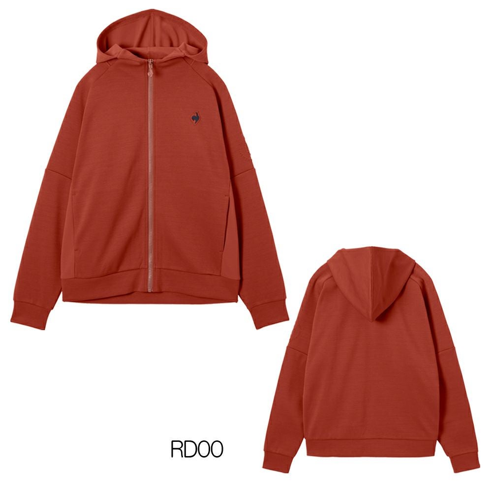 ルコックスポルティフlecoqsportifアクティブスウェットフード付きフルジップレディーススポーツウェア女性2025年秋冬モデルLT5FSW40L