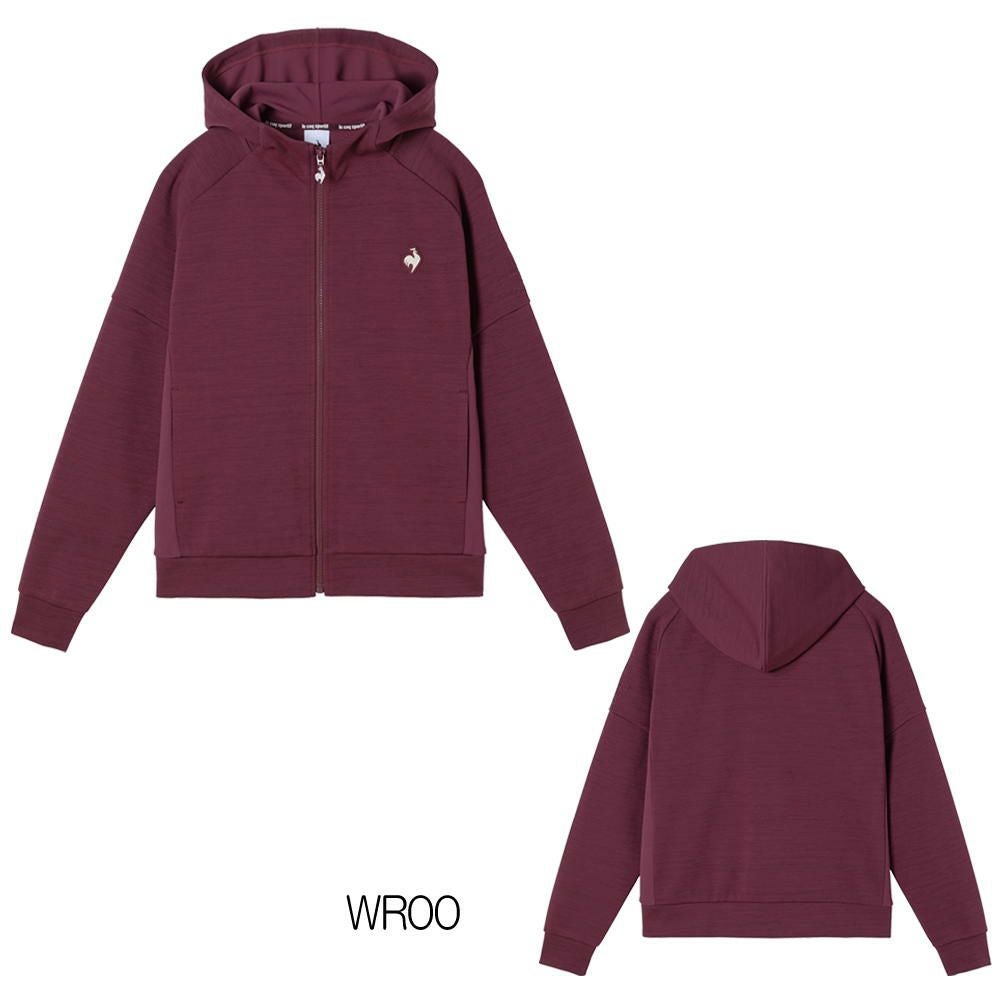 ルコックスポルティフlecoqsportifアクティブスウェットフード付きフルジップレディーススポーツウェア女性2025年秋冬モデルLT5FSW40L