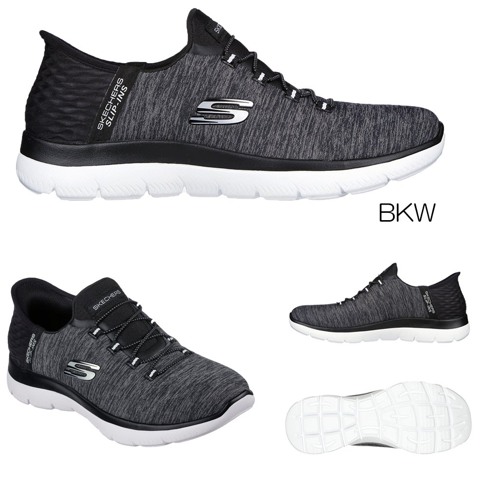スケッチャーズ SKECHERS スポーツカジュアルシューズ スニーカー 靴 スリップインズ サミッツ ダズリング ヘイズ Slip-ins SUMMITS DAZZLING HAZE レディース WIDE FIT ワイドフィット SKJ149937W