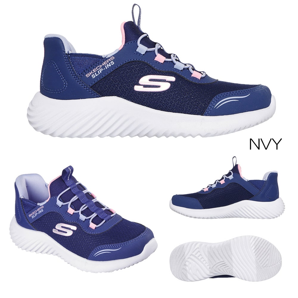 スケッチャーズ SKECHERS キッズシューズ スニーカー 靴 スリップインズ バウンダー シンプル キュート Slip-ins BOUNDER SIMPLE CUTE ジュニア女子 SKJ303585L