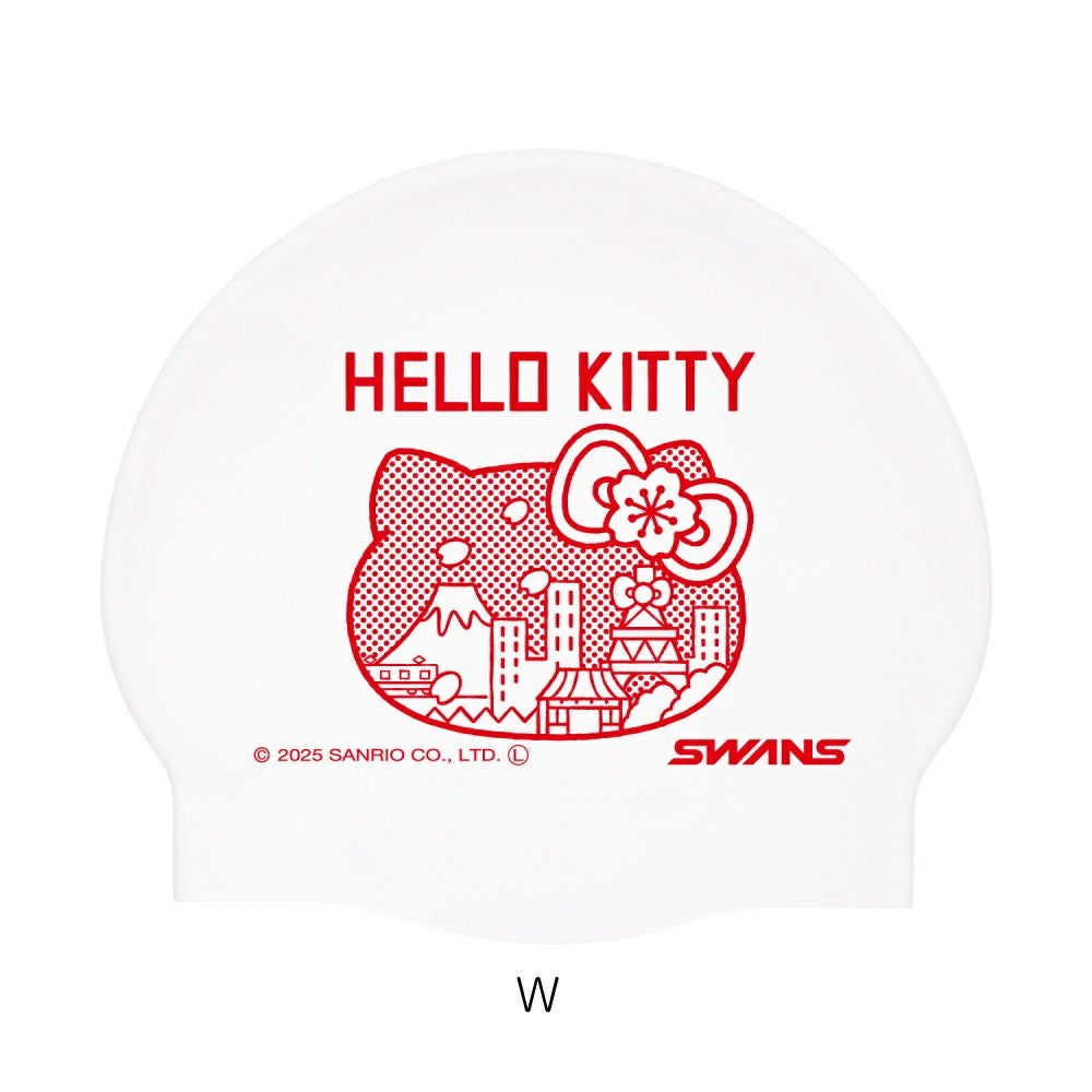 SWANSスワンズ限定シリコンキャップサンリオMADOSANRIOスイミング水泳帽プール水泳小物SA-7MADO