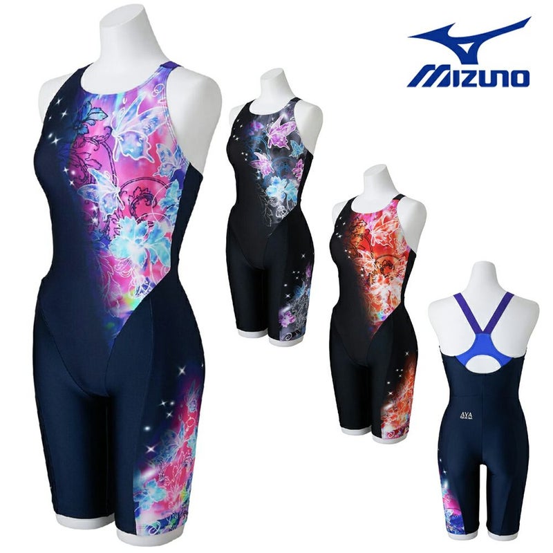 ミズノMIZUNOフィットネス水着レディースAYAcollectionStrokeONEオールインワンパッド付き2025年秋冬モデルN2JGC808