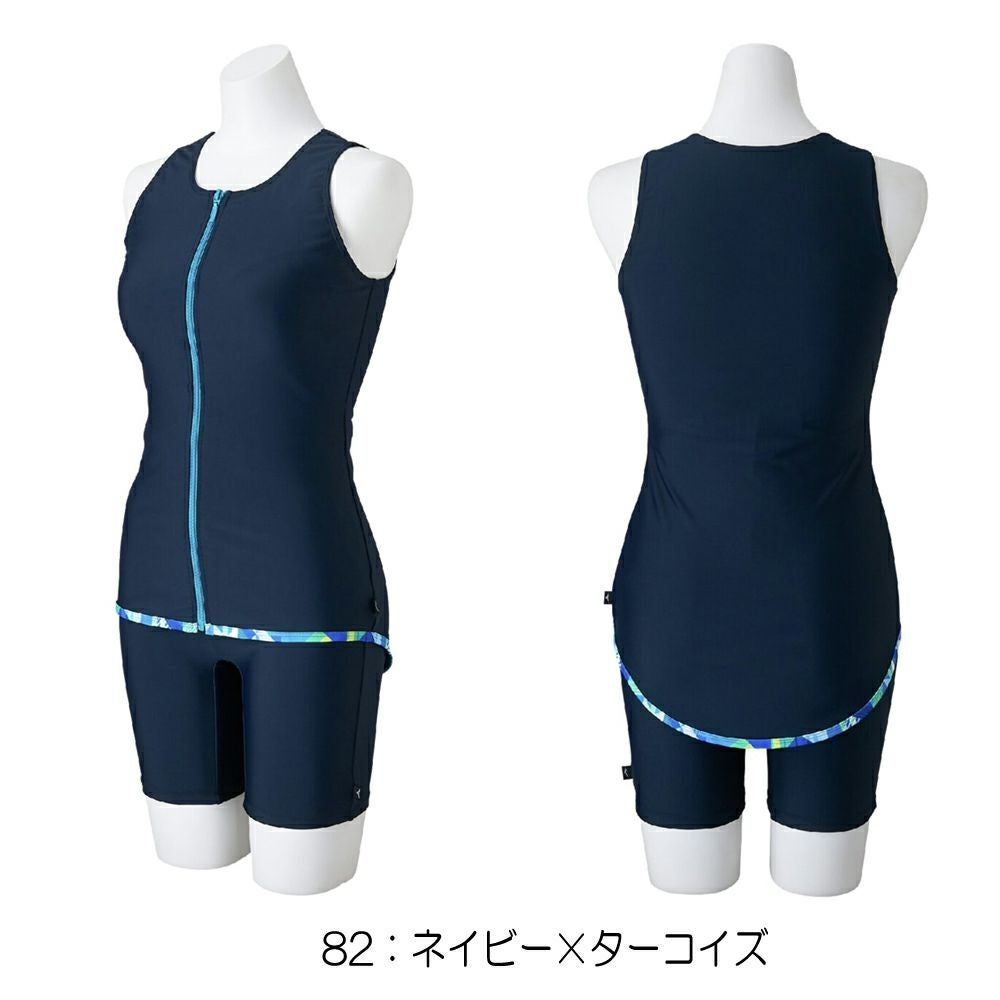 ミズノMIZUNOフィットネス水着レディースセパレーツパッド付き2025年秋冬モデルN2JGC841