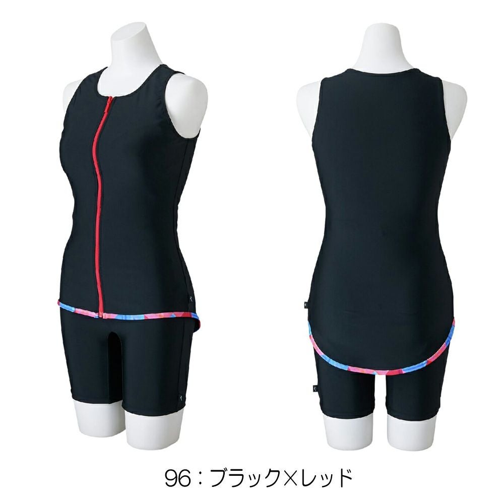 ミズノMIZUNOフィットネス水着レディースセパレーツパッド付き2025年秋冬モデルN2JGC841