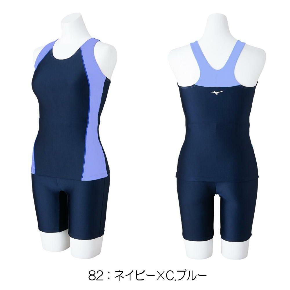 ミズノMIZUNOフィットネス水着レディースStrokeONEセパレーツパッド付き2025年秋冬モデルN2JGC314