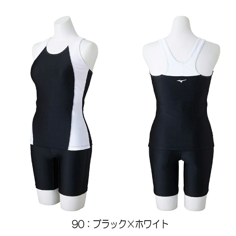 ミズノMIZUNOフィットネス水着レディースStrokeONEセパレーツパッド付き2025年秋冬モデルN2JGC314