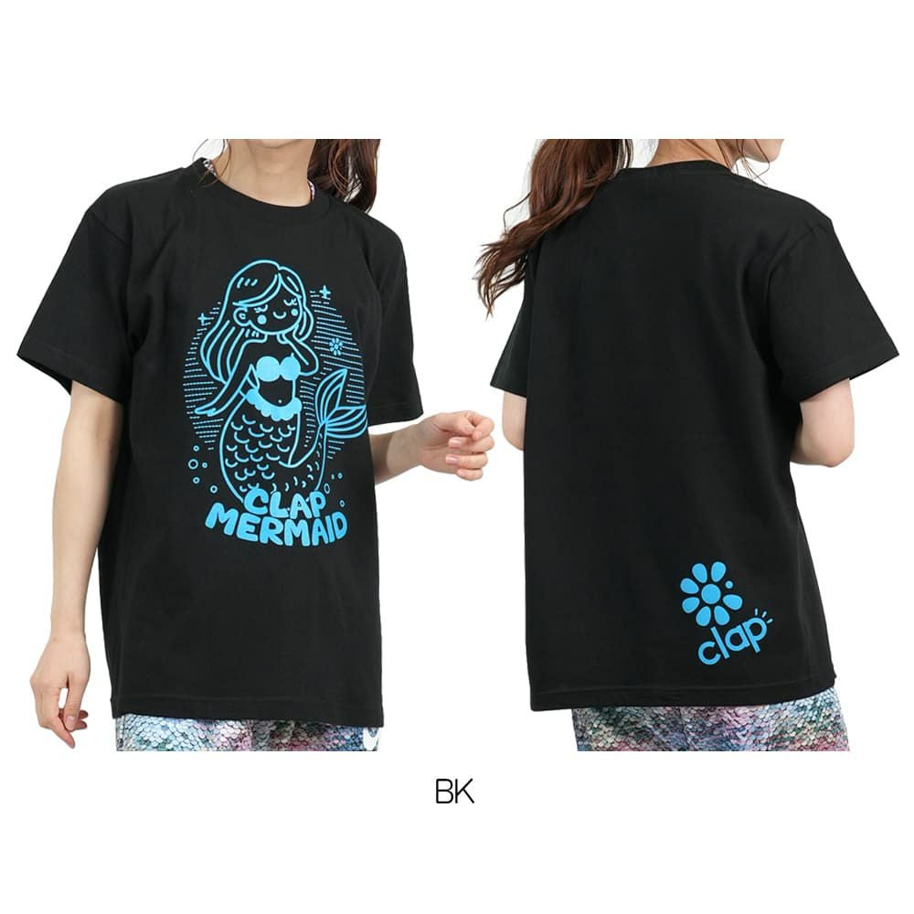 クラップCLAPクラップマーメイドティーレディーススポーツアパレルトレーニングフィットネス女性CTS25055