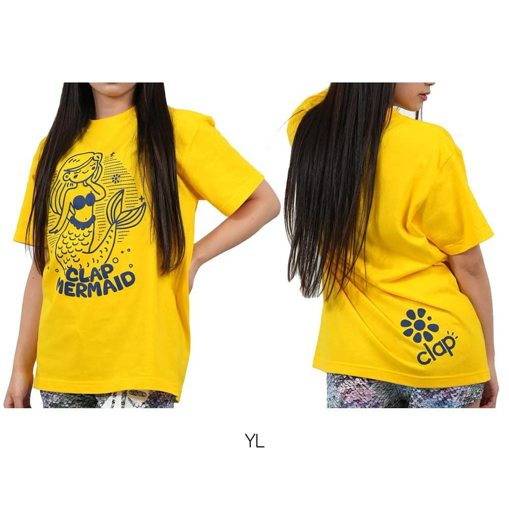 クラップCLAPクラップマーメイドティーレディーススポーツアパレルトレーニングフィットネス女性CTS25055