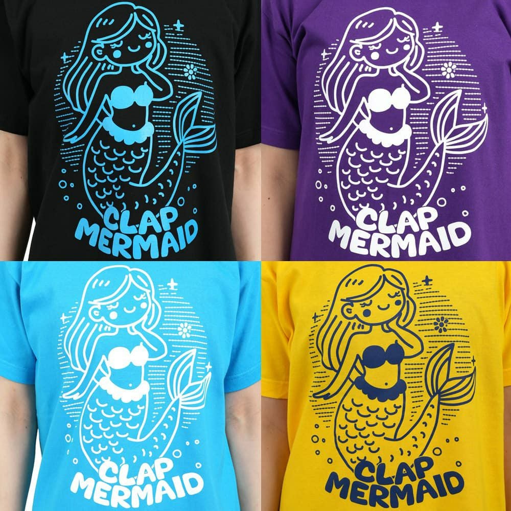 クラップCLAPクラップマーメイドティーレディーススポーツアパレルトレーニングフィットネス女性CTS25055