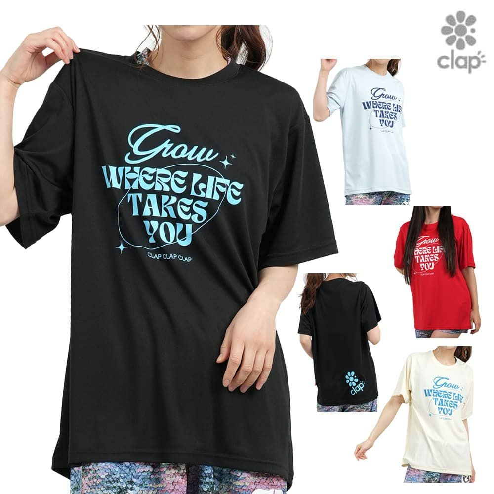 クラップCLAPグローイングクラップドライティーレディーススポーツアパレルトレーニングフィットネス女性CTS25057