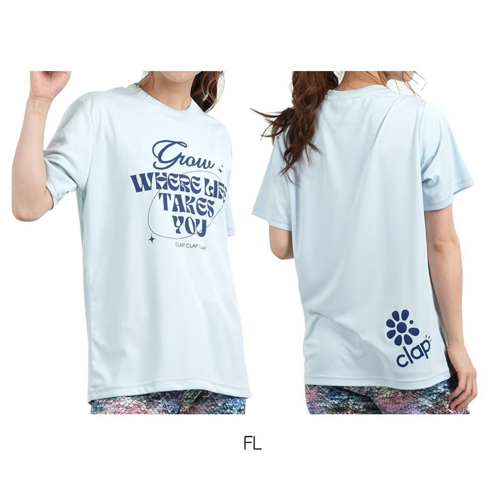 クラップCLAPグローイングクラップドライティーレディーススポーツアパレルトレーニングフィットネス女性CTS25057