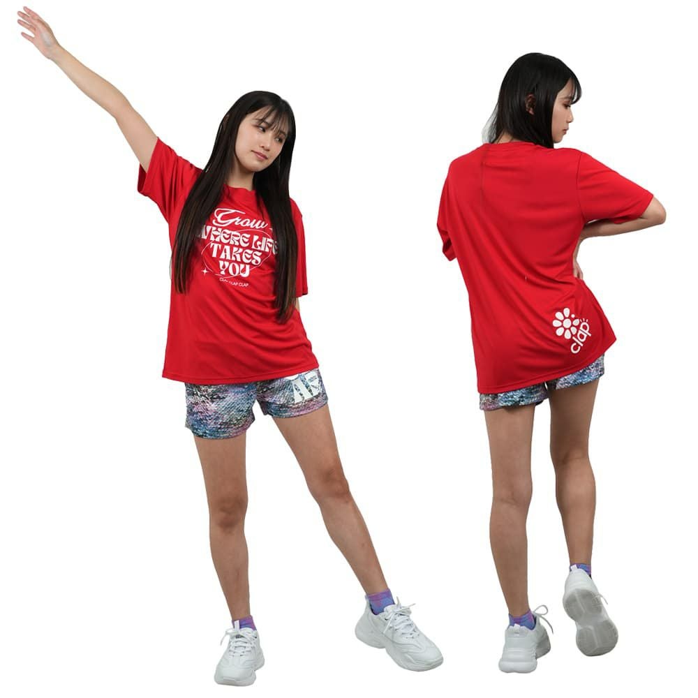 クラップCLAPグローイングクラップドライティーレディーススポーツアパレルトレーニングフィットネス女性CTS25057