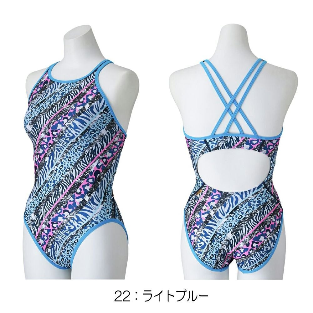 ミズノMIZUNO競泳水着練習用水着レディースAYAcollectionエクサースーツミディアムカットU-Fit競泳練習水着2025年秋冬モデルN2MAC774
