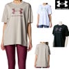 アンダーアーマーUNDERARMOURUAテックオーバーサイズドビッグロゴTシャツレディース女性スポーツアパレルトレーニングU6007702