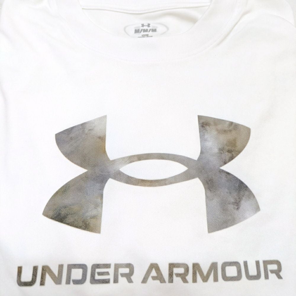 アンダーアーマーUNDERARMOURUAテックオーバーサイズドビッグロゴTシャツレディース女性スポーツアパレルトレーニングU6007702