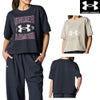 アンダーアーマーUNDERARMOURUAヘビーウエイトカレッジショートスリーブTシャツレディース女性スポーツアパレルトレーニングU6007452