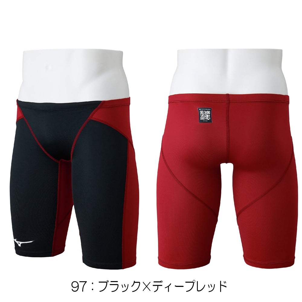 ミズノMIZUNO競泳水着メンズWA承認モデルGX・SONICSTREAMハーフスパッツN2MBC520finaマークあり