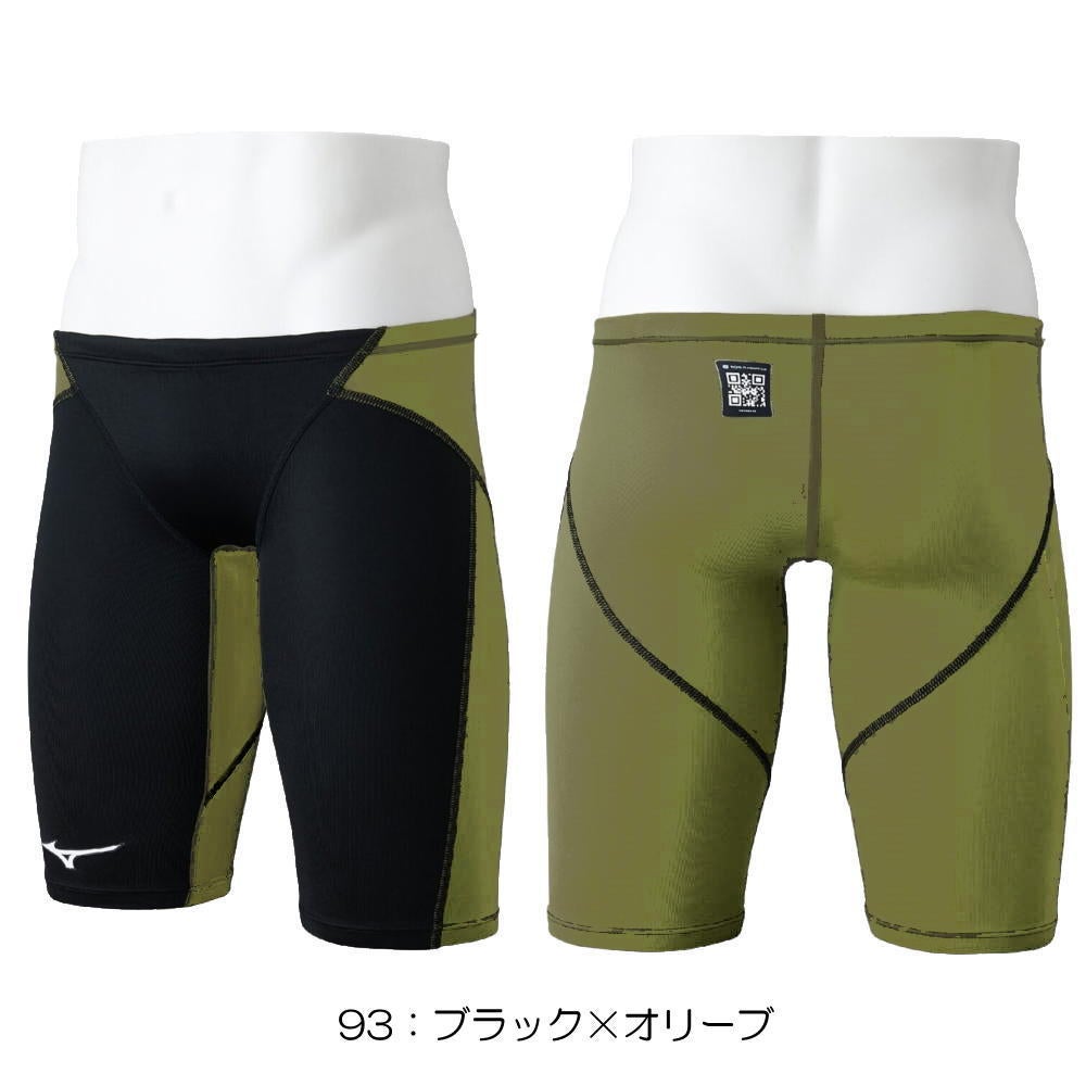 ミズノMIZUNO競泳水着メンズWA承認モデルGX・SONICSTREAMハーフスパッツN2MBC520finaマークあり