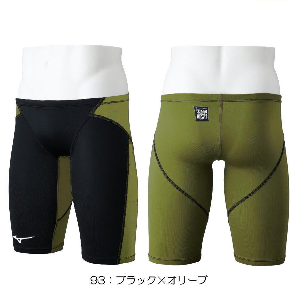 ミズノMIZUNO競泳水着メンズWA承認モデルGX・SONICSTREAMハーフスパッツN2MBC520finaマークあり