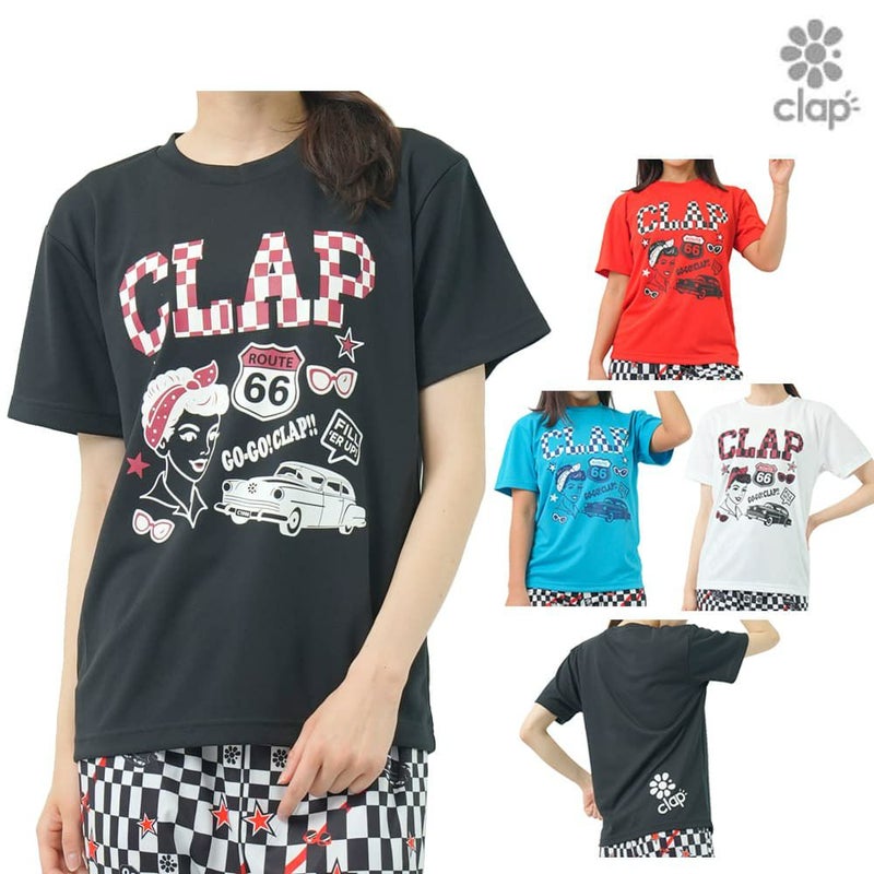 クラップCLAPヴィンテージクラップドライティーレディーススポーツアパレルトレーニングフィットネス女性CTS25066