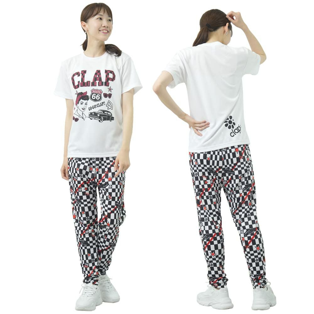 クラップCLAPヴィンテージクラップドライティーレディーススポーツアパレルトレーニングフィットネス女性CTS25066