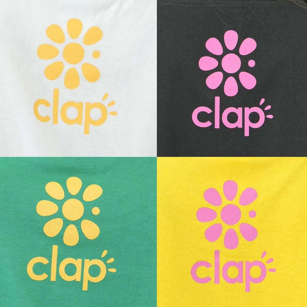 クラップCLAPクラップフラワーティーレディーススポーツアパレルトレーニングフィットネス女性CTS25068