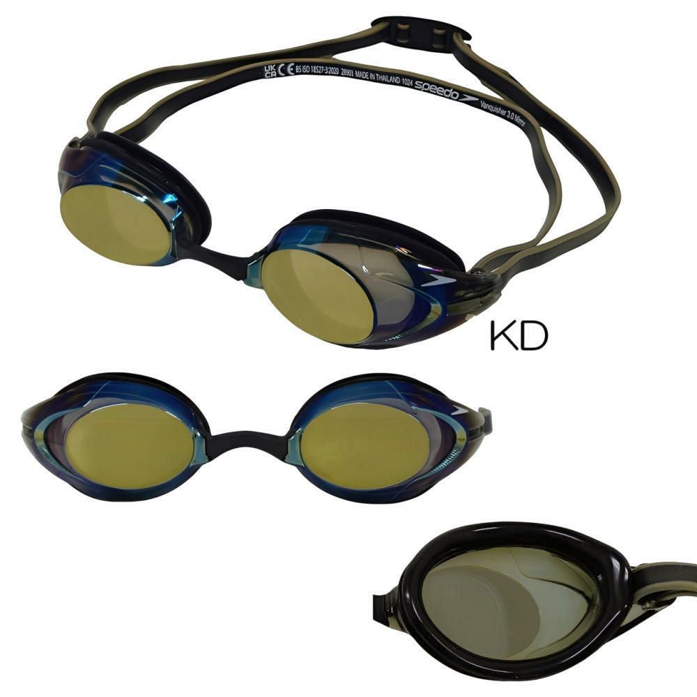 スピードSPEEDO水泳レーシングゴーグルヴァンクイッシャー3.0ミラーレンズノンクッションタイプANTI-FOGくもり止めWA承認モデル競泳2025年秋冬モデルSE02551fina承認