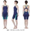 ミズノMIZUNO競泳水着レディースWA承認モデルGX・SONICSTREAMハーフスーツレースオープンバックここちUオールインワン2025年秋冬モデルN2MGC724finaマークあり