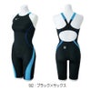 ミズノMIZUNO競泳水着レディースWA承認モデルGX・SONICSTREAMハーフスーツレースオープンバックここちUオールインワン2025年秋冬モデルN2MGC724finaマークあり