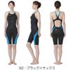 ミズノMIZUNO競泳水着レディースWA承認モデルGX・SONICSTREAMハーフスーツレースオープンバックここちUオールインワン2025年秋冬モデルN2MGC724finaマークあり