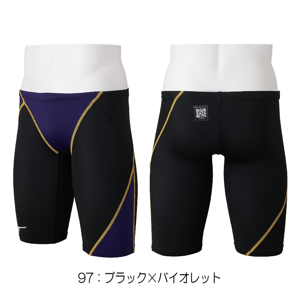 ミズノMIZUNO競泳水着メンズWA承認モデルGX・SONICSTREAMハーフスパッツ2025年秋冬モデルN2MBC525finaマークあり