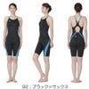ミズノMIZUNO競泳水着レディースWA承認モデルGX・SONICSTREAMハーフスーツマスターズバックここちUオールインワン2025年秋冬モデルN2MGC734finaマークあり