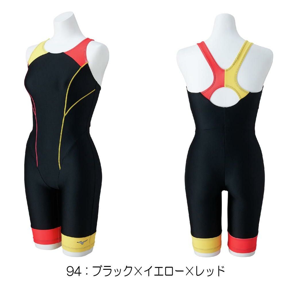 ミズノMIZUNOフィットネス水着レディースStrokeONEオールインワンパッド付き2025年秋冬モデルN2JGC363