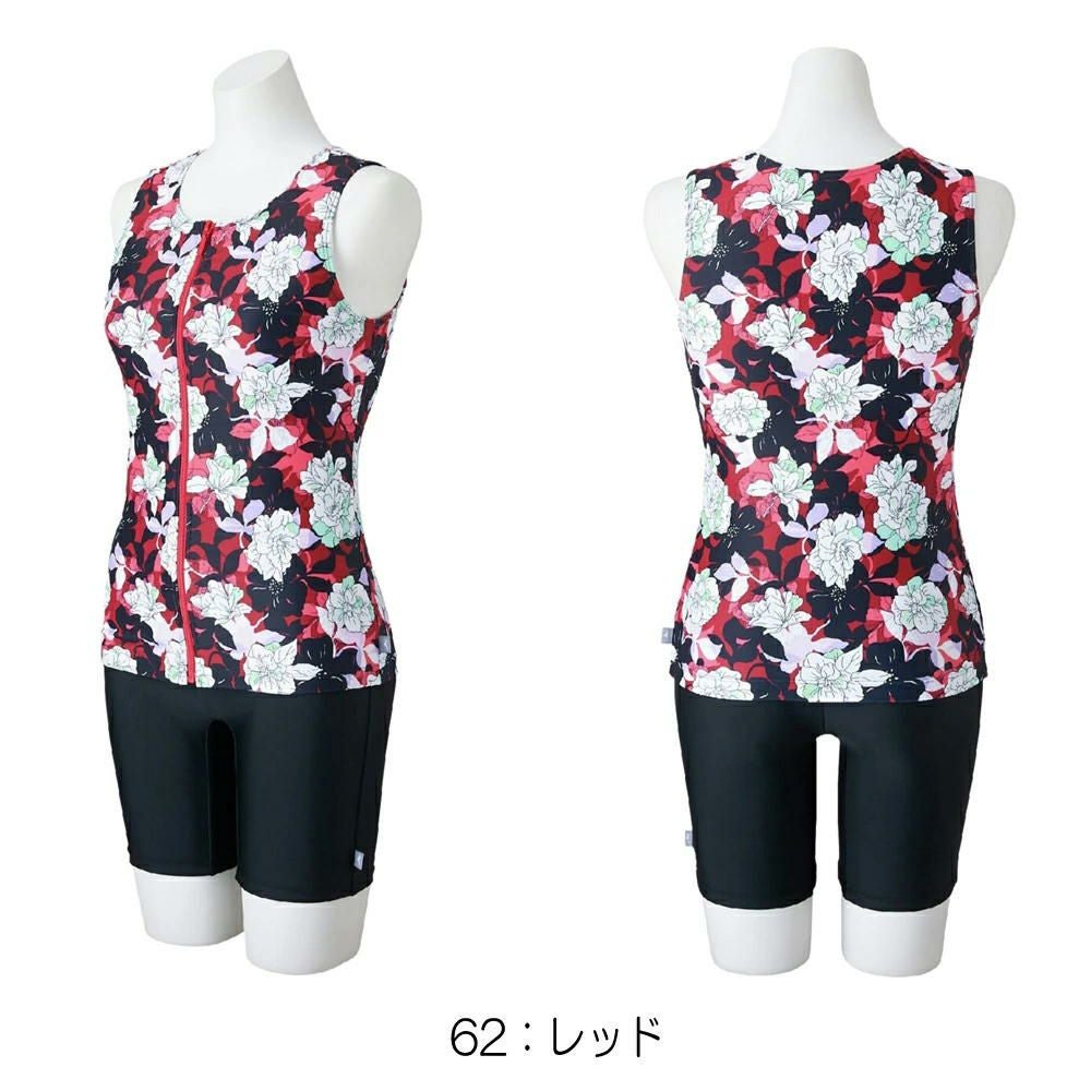 ミズノMIZUNOフィットネス水着レディースセパレーツパッド付き2025年秋冬モデルN2JGC852