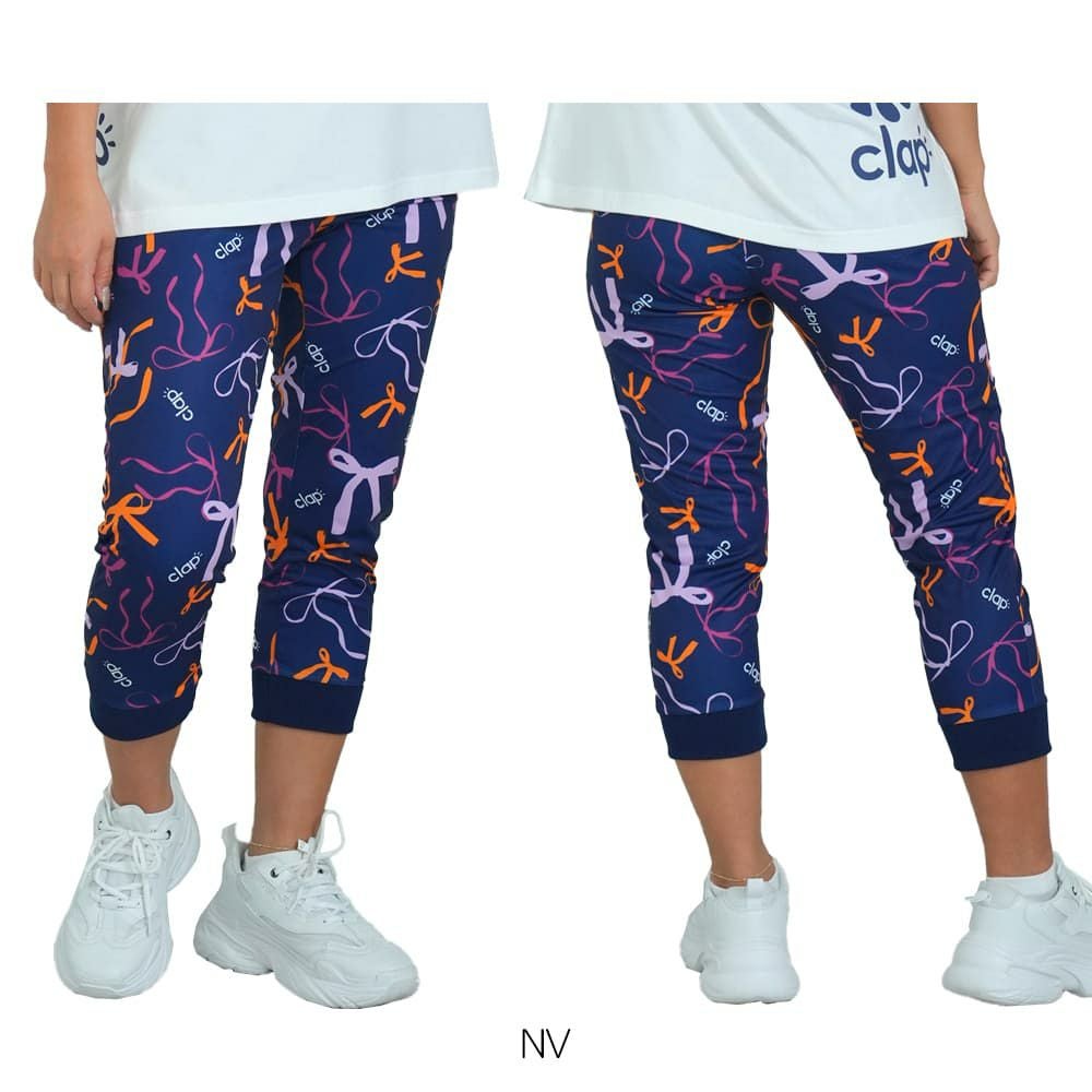 クラップCLAPリボンクラップイーシュットレディーススポーツアパレルトレーニングフィットネス女性CE25028