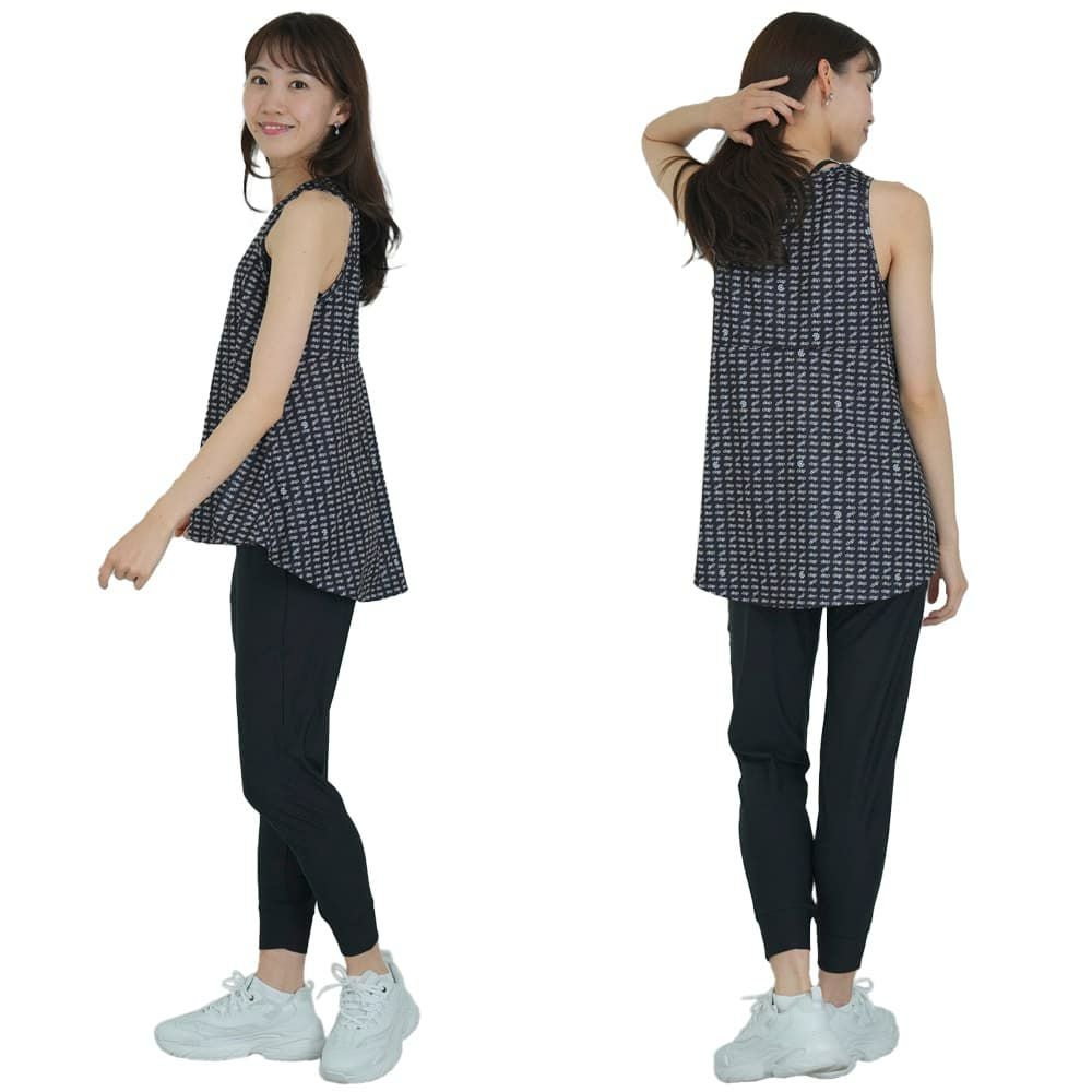 クラップCLAPオールクラップロゴフレアータンクレディーススポーツアパレルトレーニングフィットネス女性CT25018