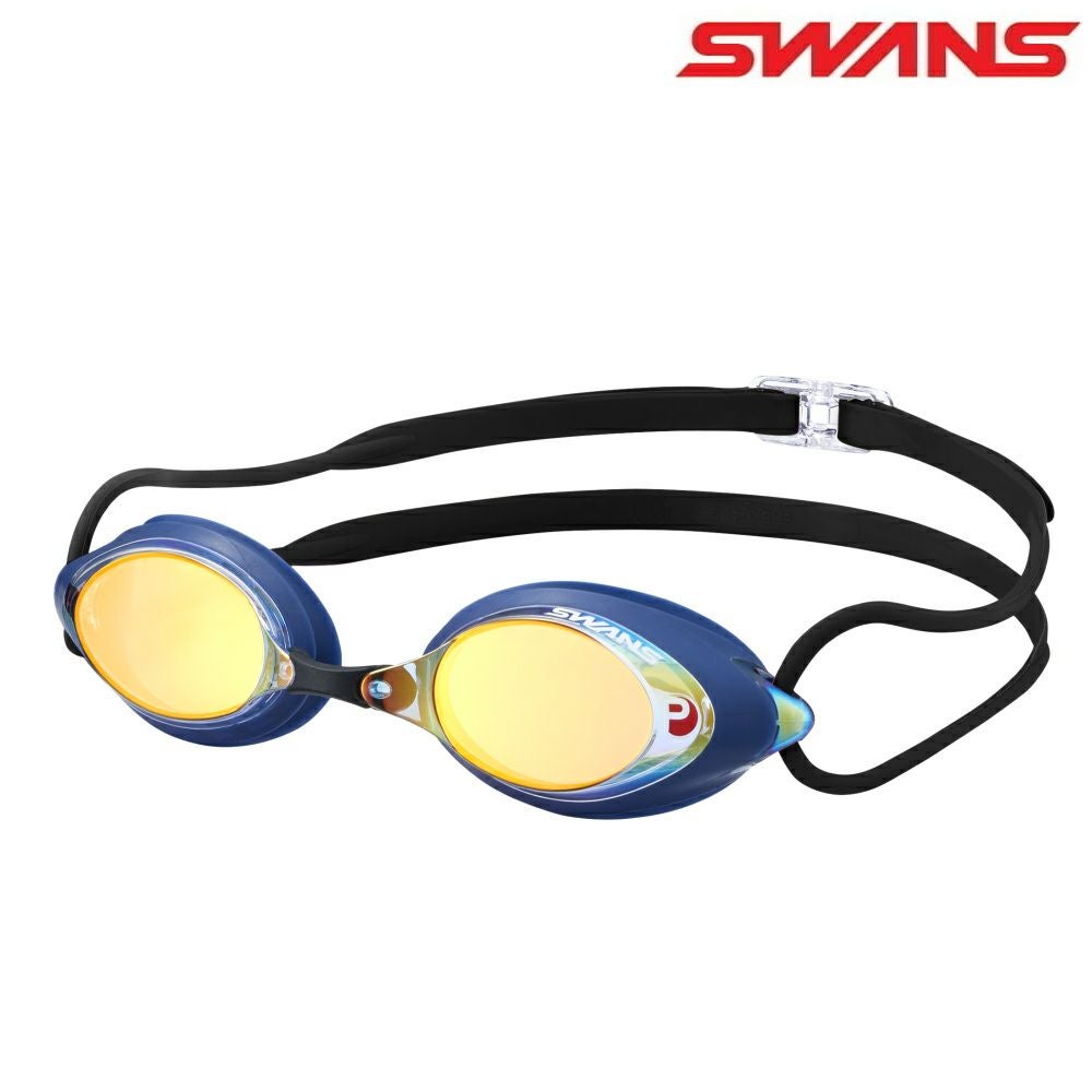 SWANSスワンズスイミングゴーグルレーシングゴーグルミラータイプクッション付きPREMIUMANTI-FOGFINA承認WA承認モデル2025年秋冬限定モデルSRX-MPAF-COR