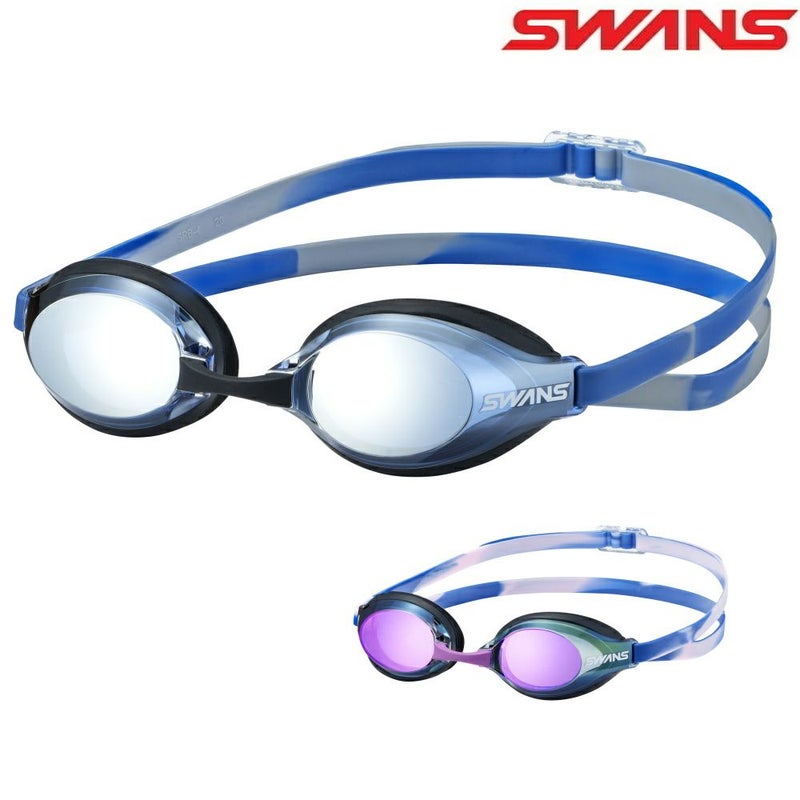 SWANSスワンズクッション付きレーシングスイムゴーグルミラータイプFINA承認WA承認モデル2025年秋冬限定モデルSR-3MREMB