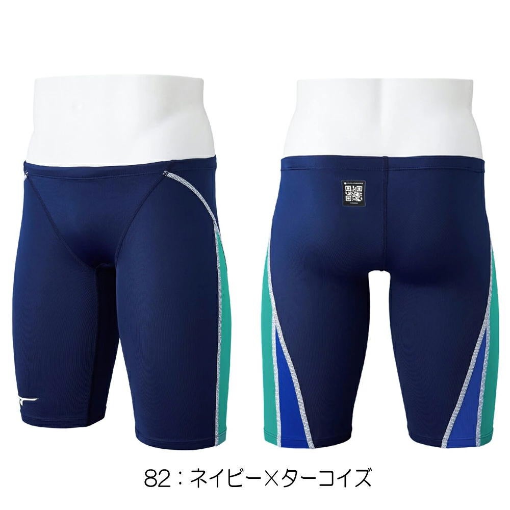 ミズノMIZUNO競泳水着メンズWA承認モデルGX・SONICSTREAMハーフスパッツ2025年秋冬モデルN2MBC526finaマークあり