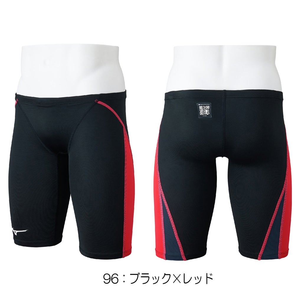 ミズノMIZUNO競泳水着メンズWA承認モデルGX・SONICSTREAMハーフスパッツ2025年秋冬モデルN2MBC526finaマークあり