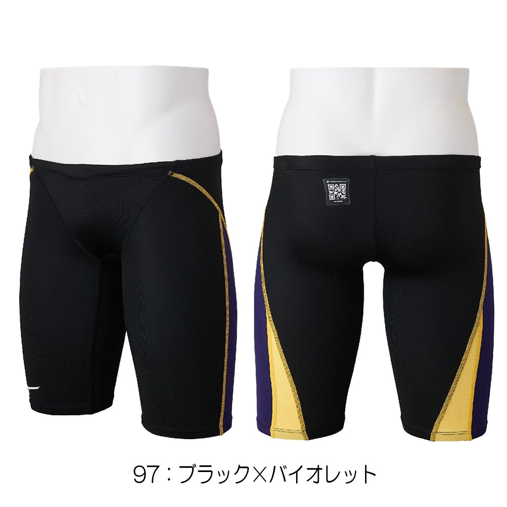 ミズノMIZUNO競泳水着メンズWA承認モデルGX・SONICSTREAMハーフスパッツ2025年秋冬モデルN2MBC526finaマークあり