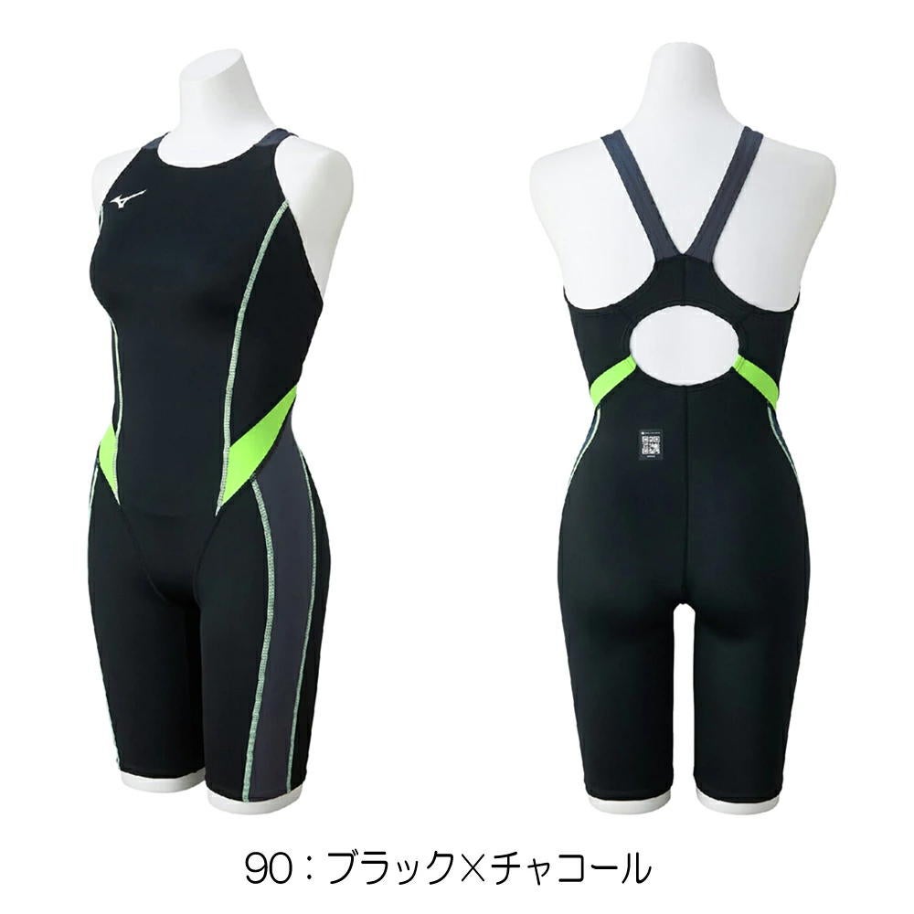 ミズノMIZUNO競泳水着レディースWA承認モデルGX・SONICSTREAMハーフスーツマスターズバックオールインワンN2MGC735finaマークあり